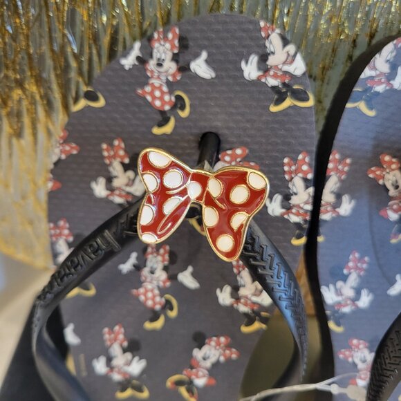 Havaianas x Disney Minnie Mouse Flip-Flops – Women’s Size 6 – NWT - Picture 3 of 8